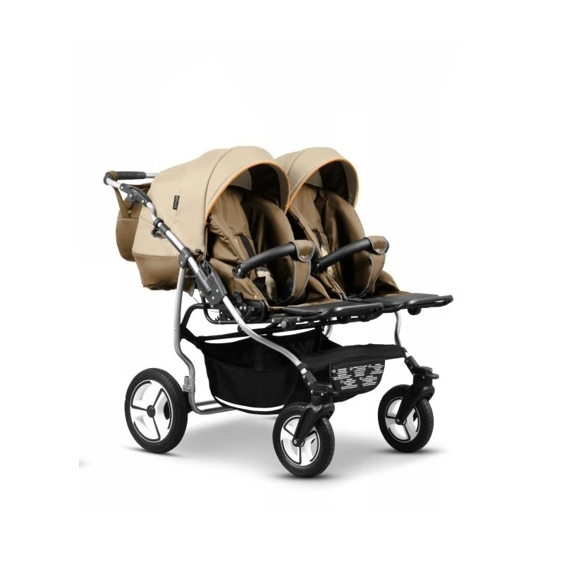 Количка за близнаци Mikado, Twin, 2в1, 13 Бежов